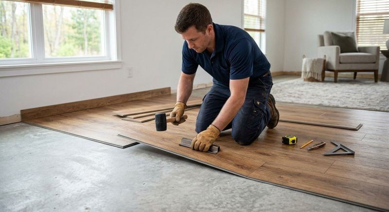 Luxury Vinyl Tile Installation in Redmond, WA